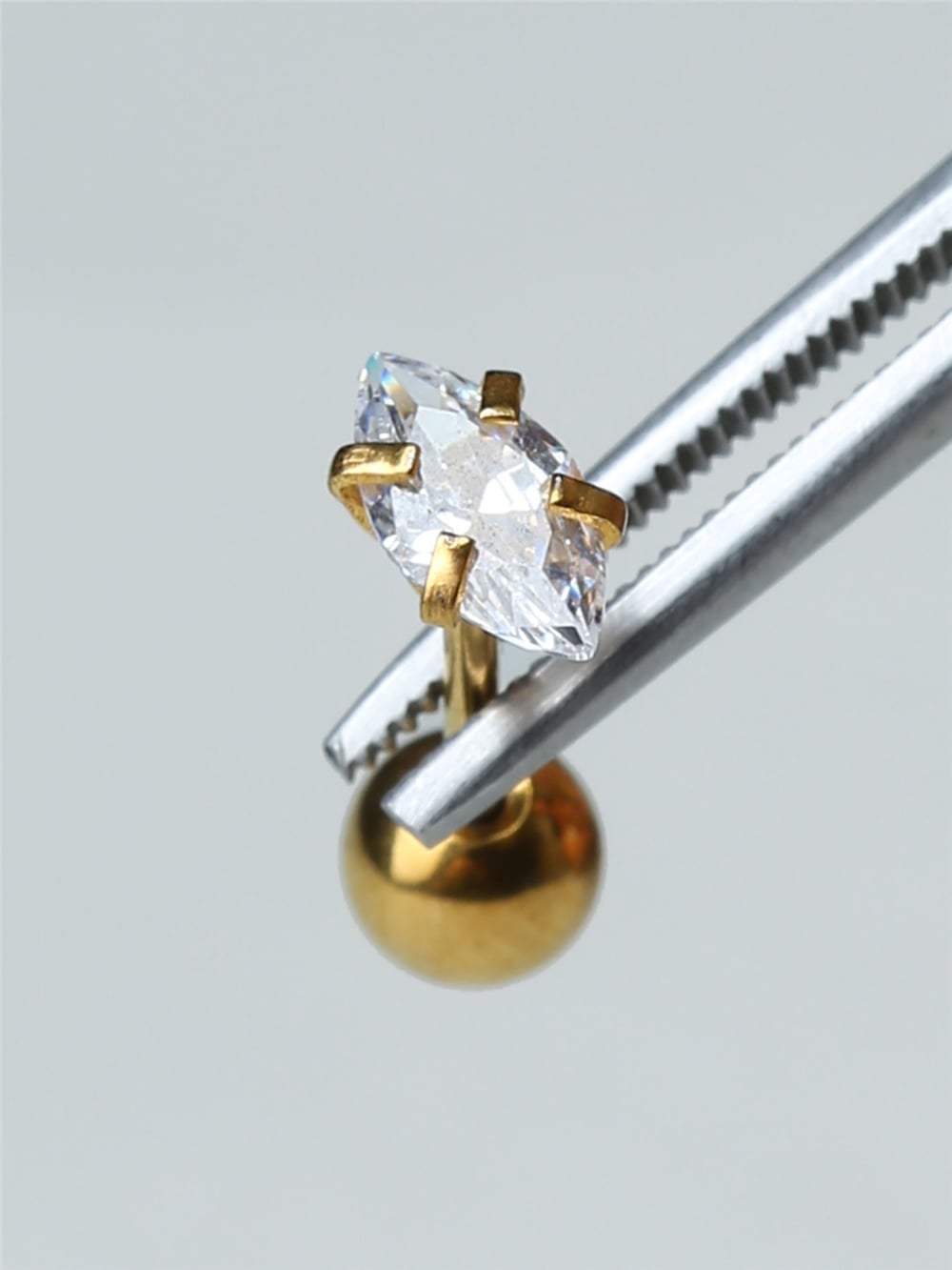 Tekli Markiz Gold Piercing