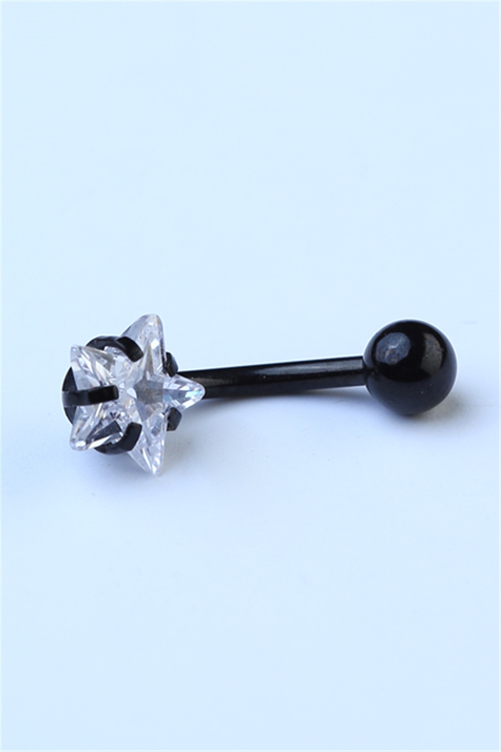 Toplu Yıldız Göbek Siyah Piercing