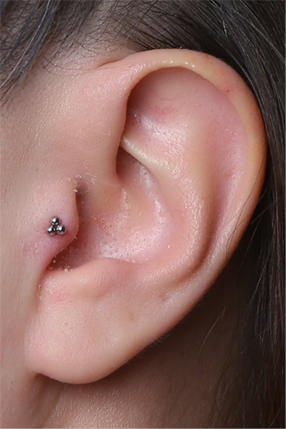 Üç Top Silver Piercing