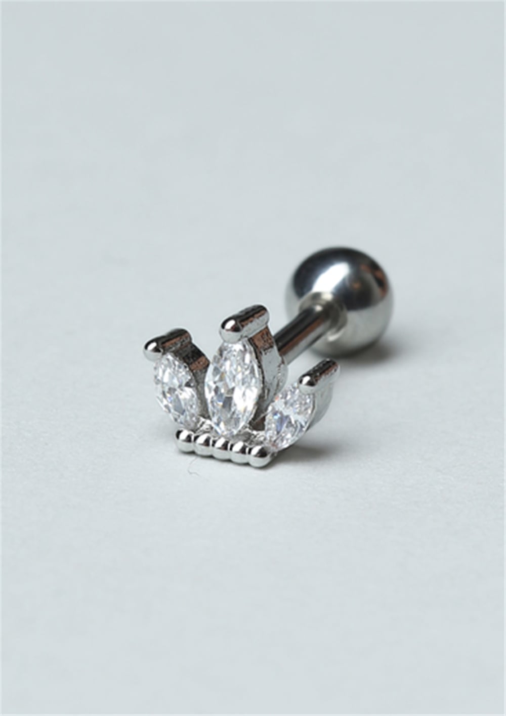 Üçlü Markiz Silver Piercing