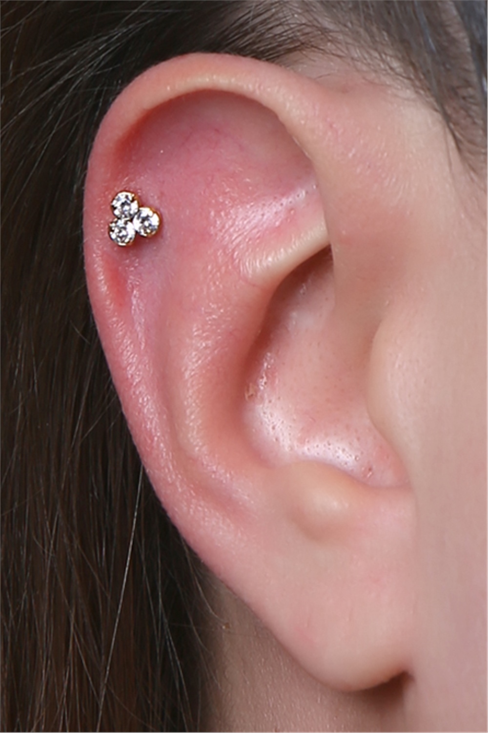 Üzüm Model Büyük Boy Gold Piercing