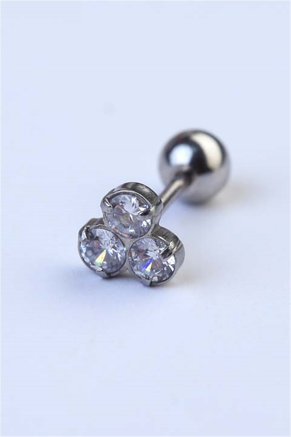 Üzüm Model Büyük Boy Silver Piercing