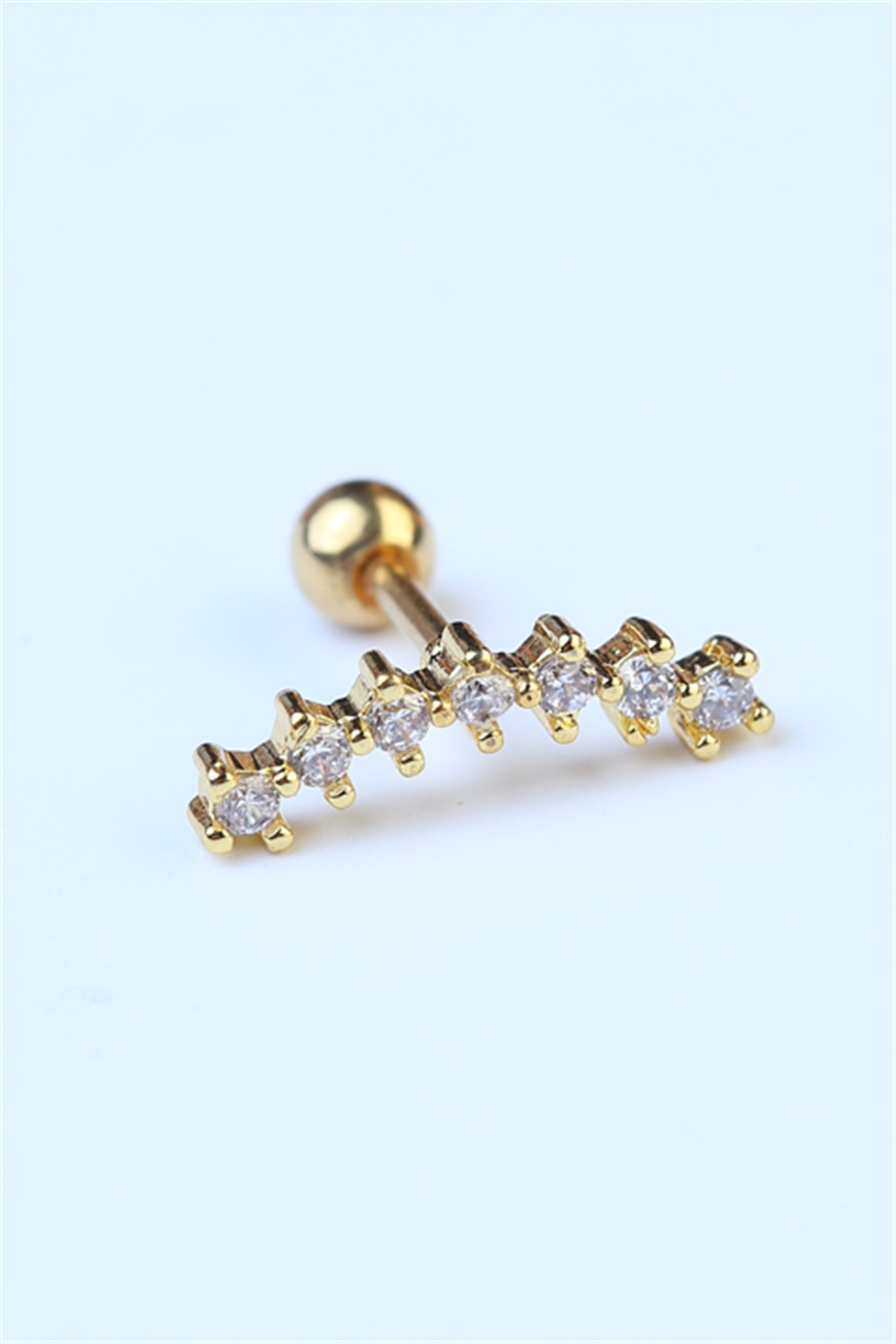 Yedili Arc Gold Piercing