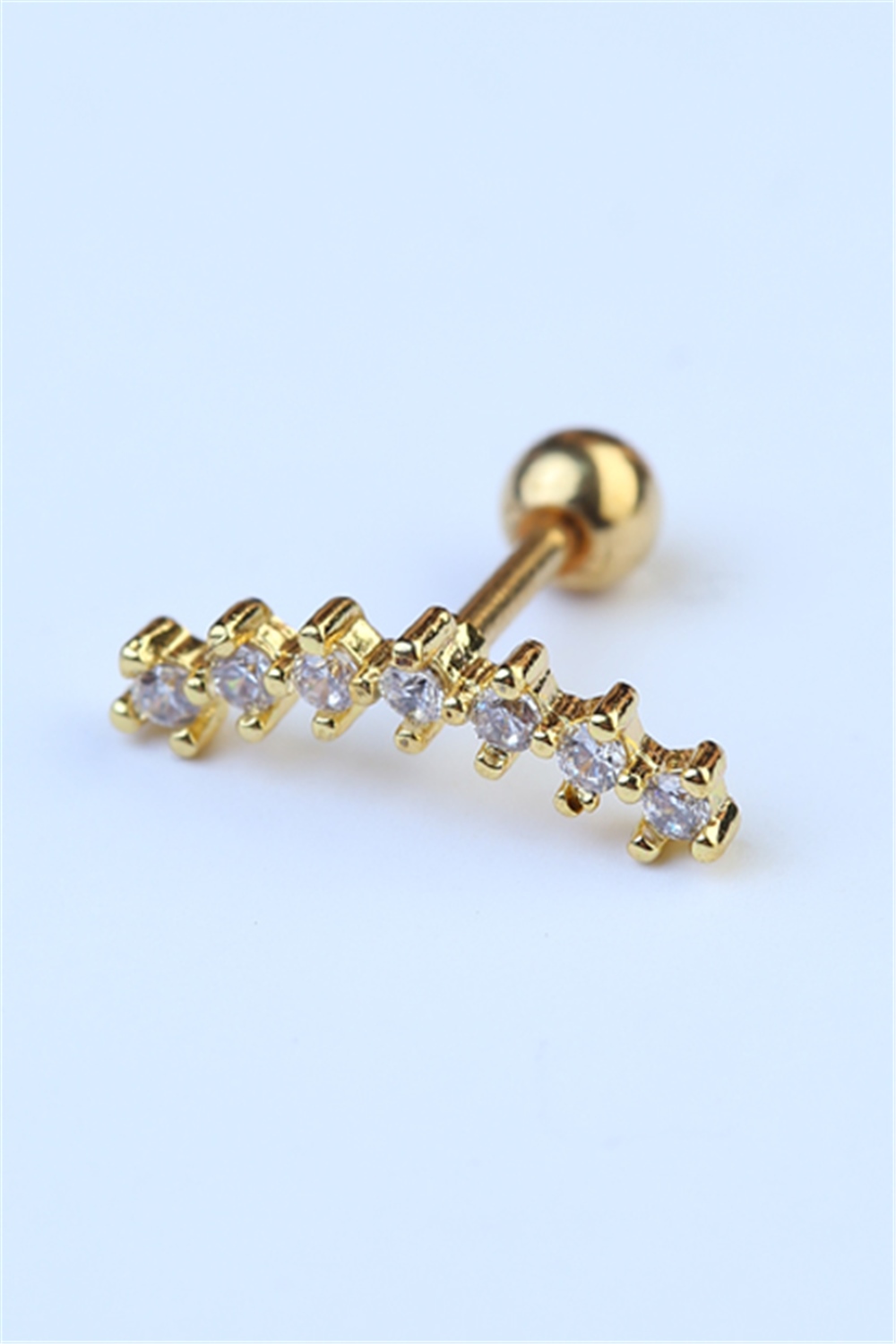 Yedili Arc Gold Piercing