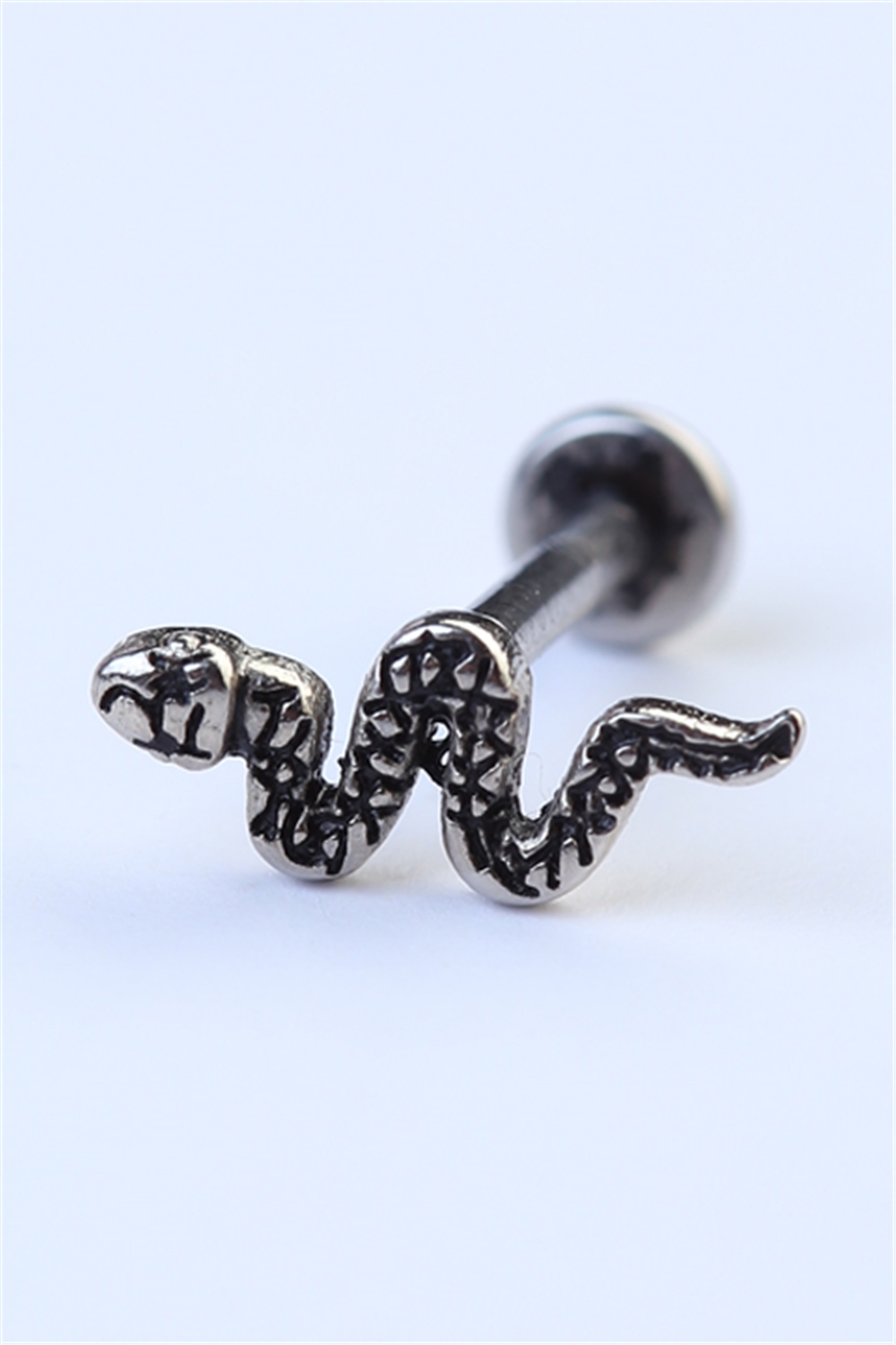 Yılan Labret Silver Piercing