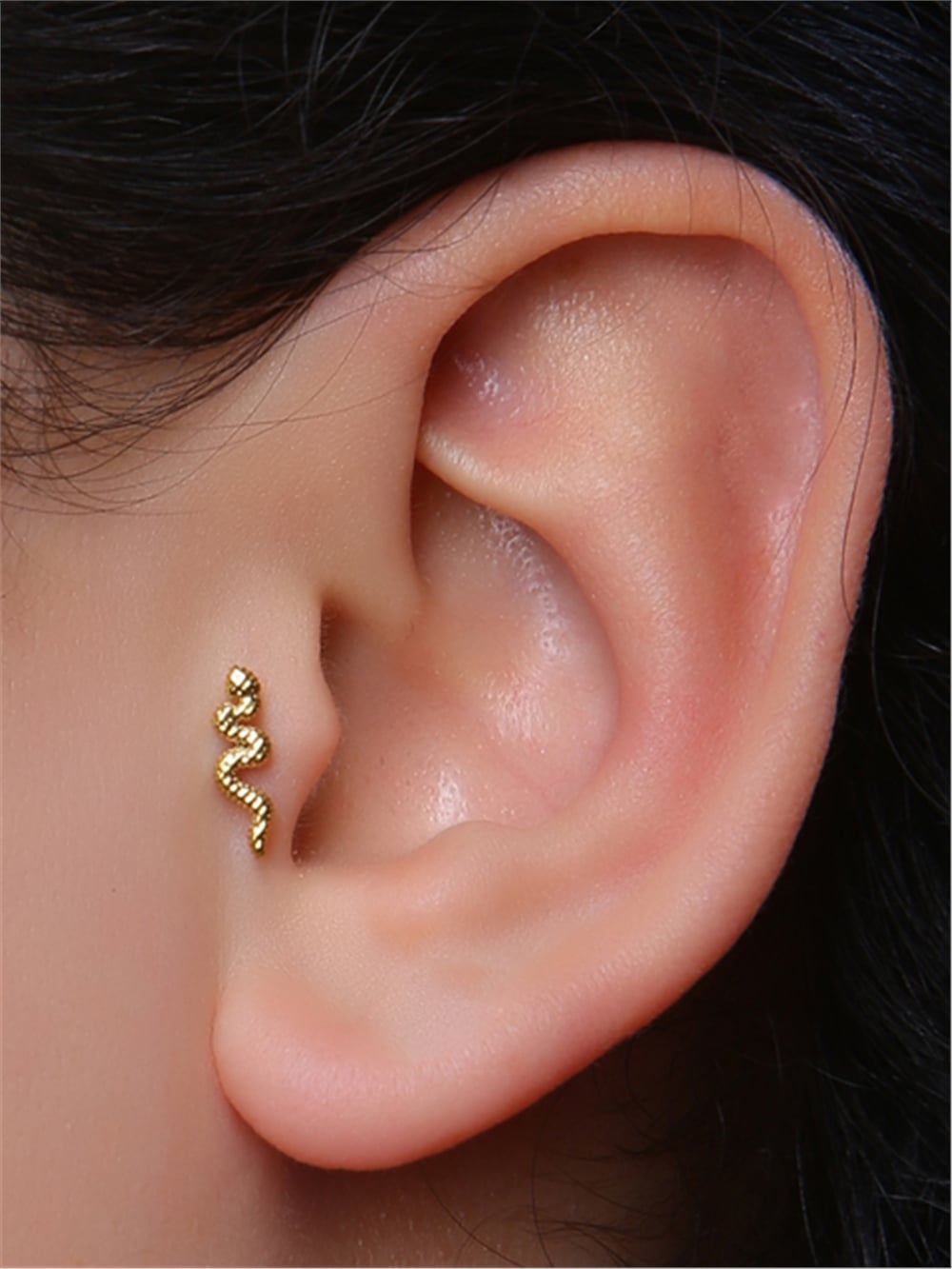 Yılan Model Gold Piercing