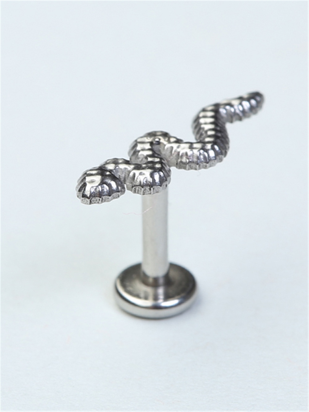 Yılan Model Silver Piercing