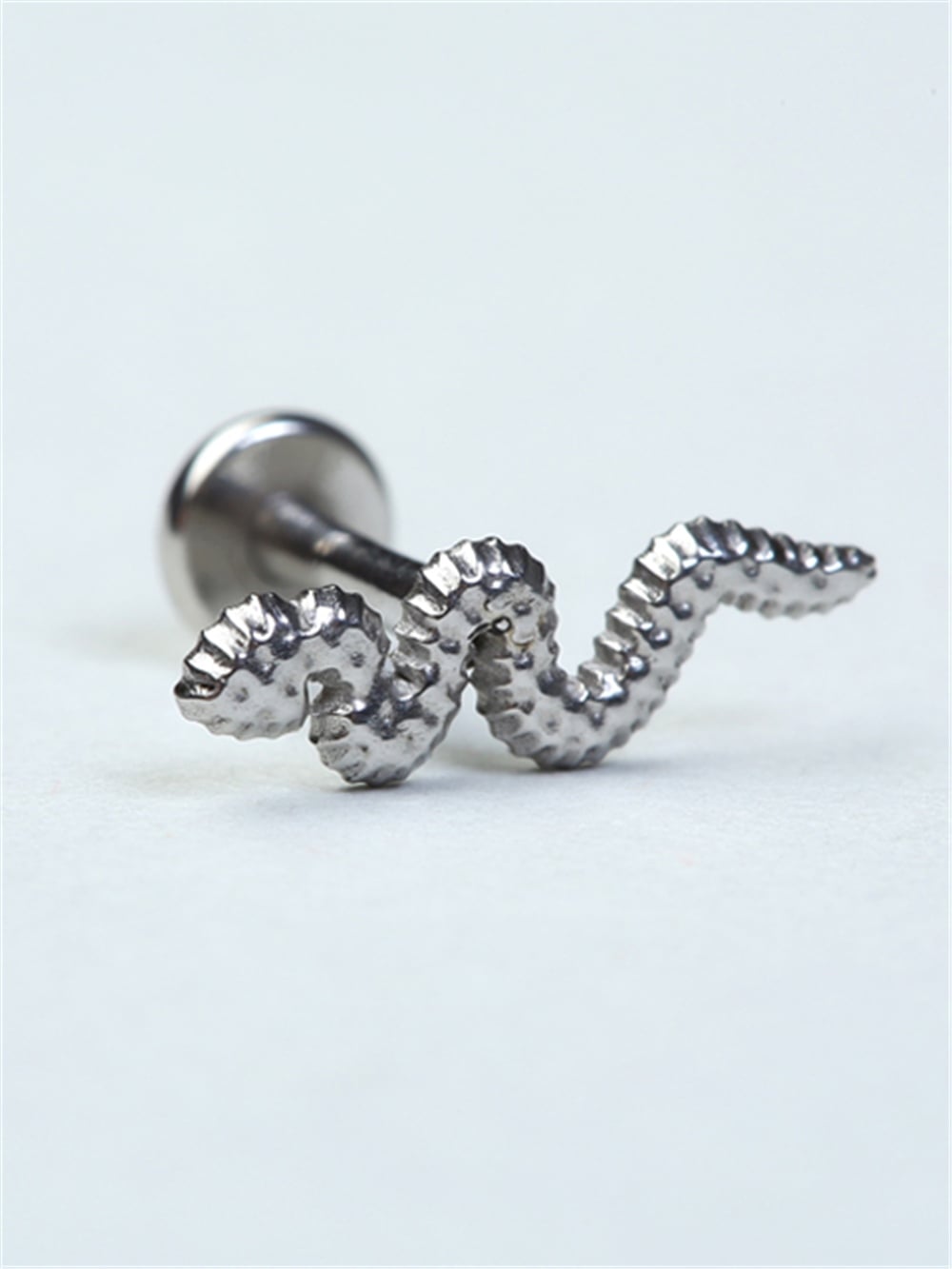 Yılan Model Silver Piercing