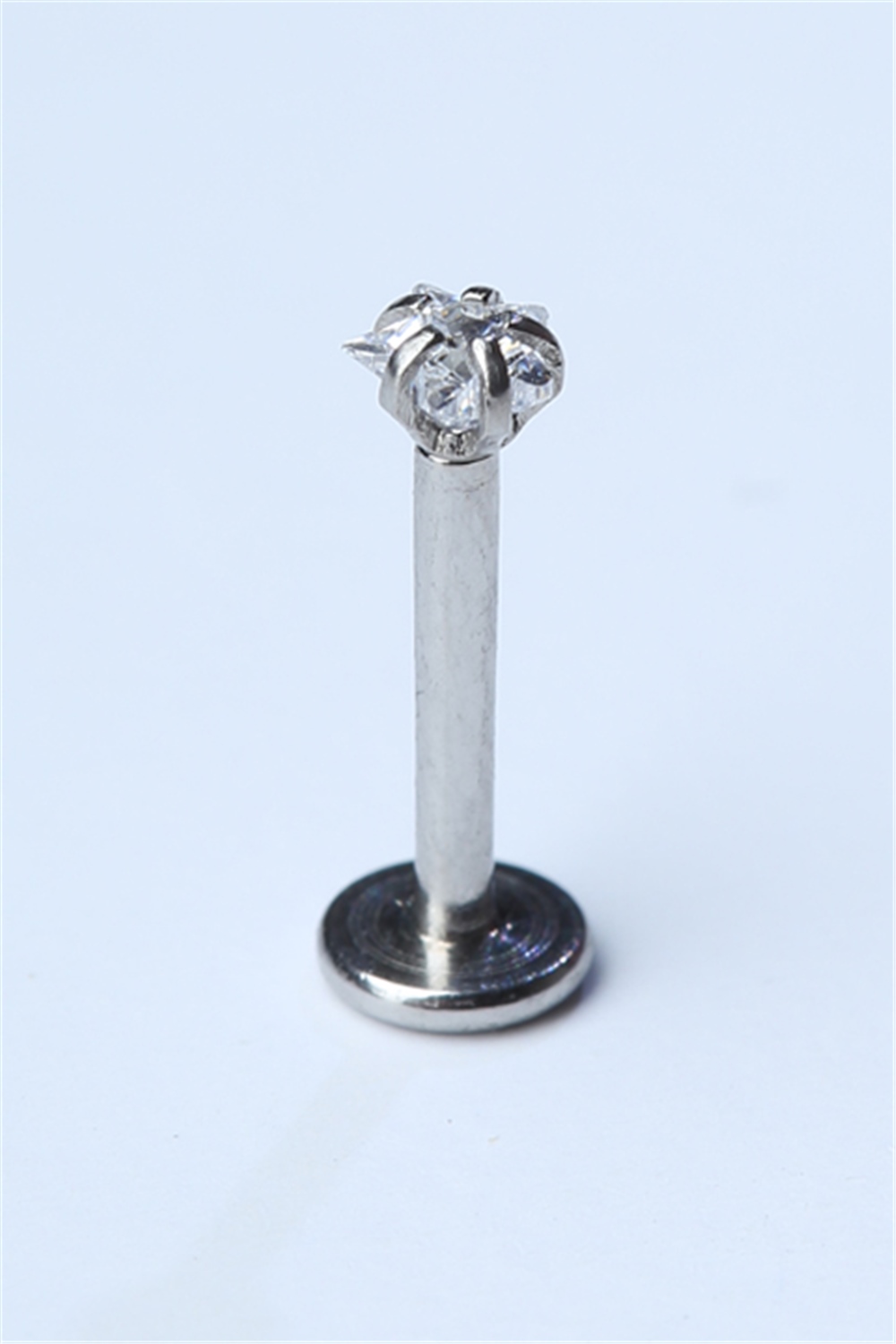 Yıldız Taş Labret Küçük Boy Silver Piercing