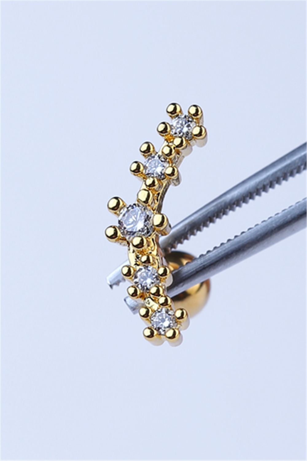 Yıldızlı Arc Gold Piercing