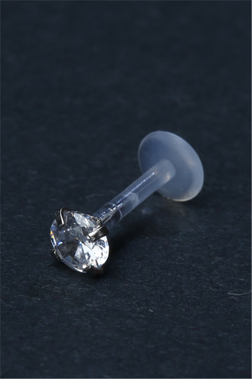 Yuvarlak Taş Labret Tedavi Piercing 