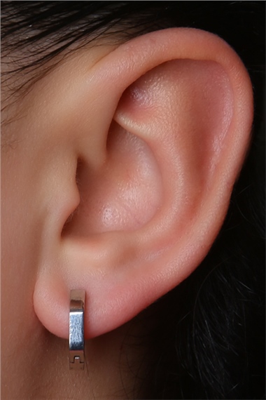 Altıgen (Küpe) Silver Piercing