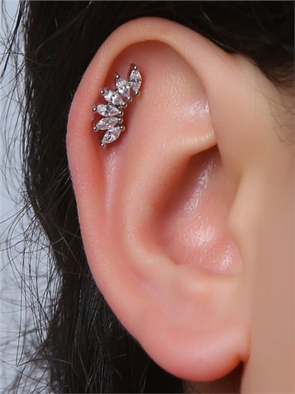 Altılı Markiz Silver Piercing