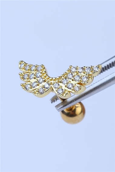 Angel Wing Gold Piercing