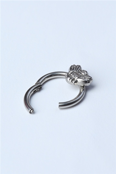 Arı Gizli Kilit Halka Silver Piercing