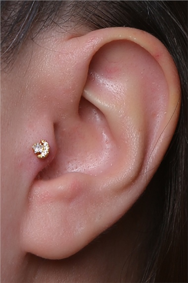 Ay Yıldız Gold Piercing