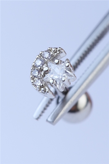 Ay Yıldız Silver Piercing
