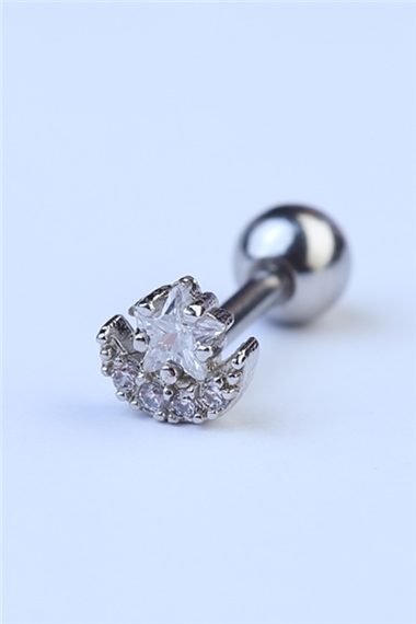 Ay Yıldız Silver Piercing