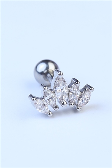 Beşli Markiz Toplu Silver Piercing