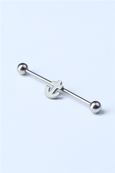 Çapa Model Köprü Silver Piercing 