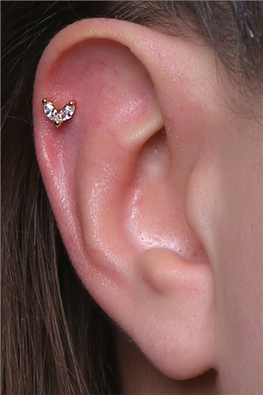Chevron Gold Piercing 