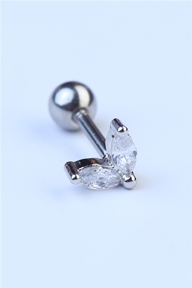Chevron Silver Piercing 