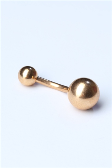Düz Göbek Rose Gold Piercing