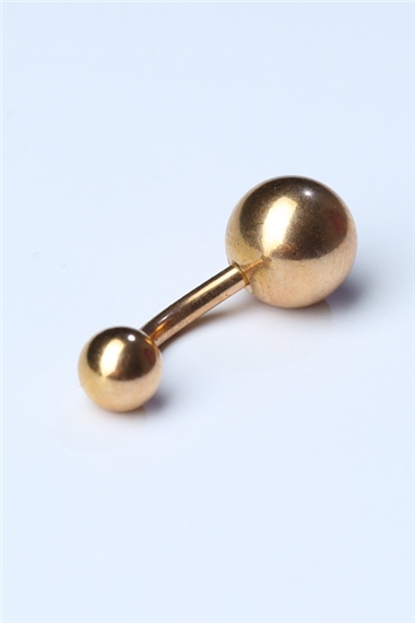 Düz Göbek Rose Gold Piercing