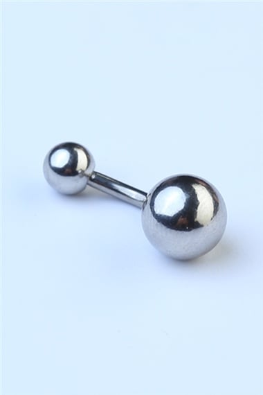 Düz Göbek Silver Piercing
