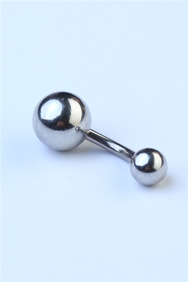 Düz Göbek Silver Piercing