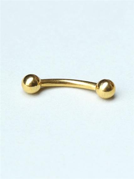 Düz Kaş & Rook Gold Piercing