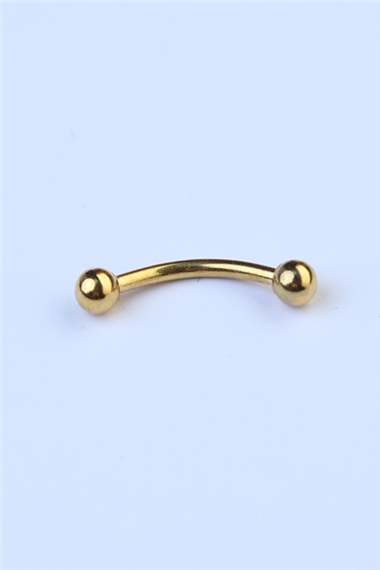 Düz Kaş & Rook Gold Piercing