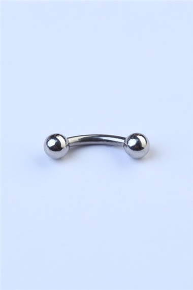 Düz Kaş & Rook Silver Piercing