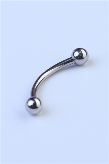 Düz Kaş & Rook Silver Piercing