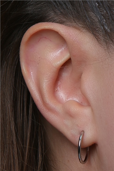Düz Küpe (İnce) Büyük Boy Silver Piercing