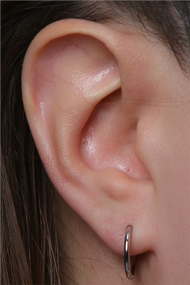 Düz Küpe (İnce) Orta Boy Silver Piercing