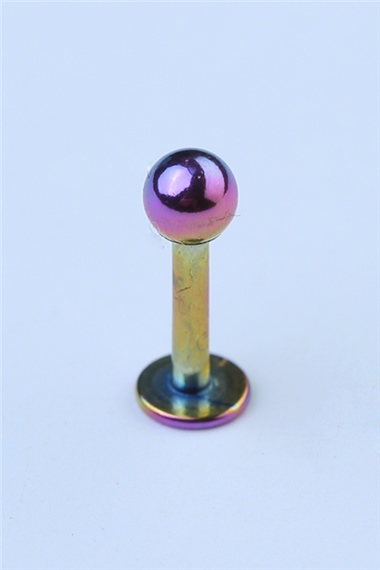 Düz Labret Hologram Piercing