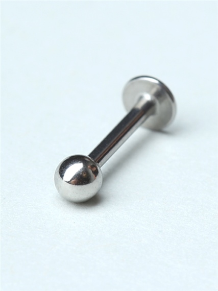Düz Labret Silver Piercing