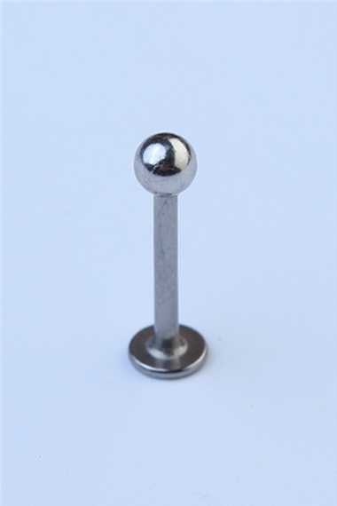 Düz Labret Silver Piercing