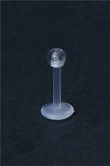 Düz Toplu Labret Tedavi Piercing 