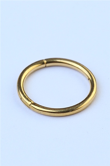 Hızma Gizli Kilit Halka Gold Piercing
