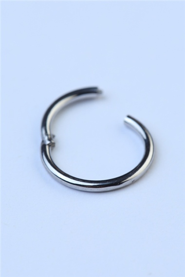 Hızma Gizli Kilit Halka Silver Piercing
