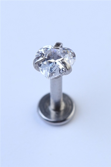 Kalp Taş Büyük Boy Silver After 