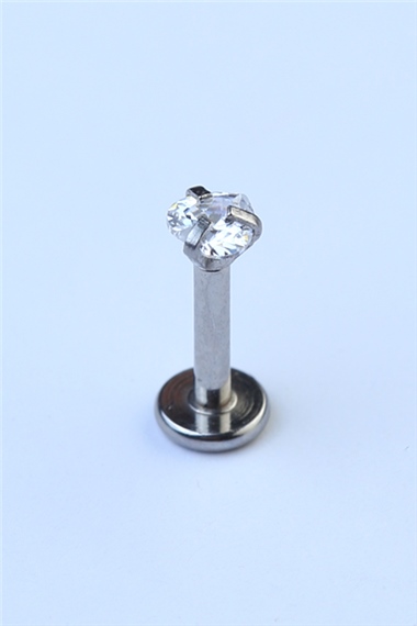 Kalp Taş Küçük Boy Silver After 
