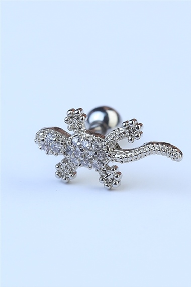 Kertenkele Silver Piercing