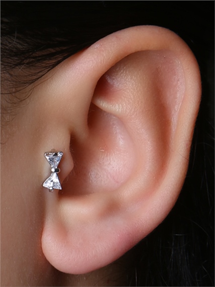 Kurdele Silver Piercing