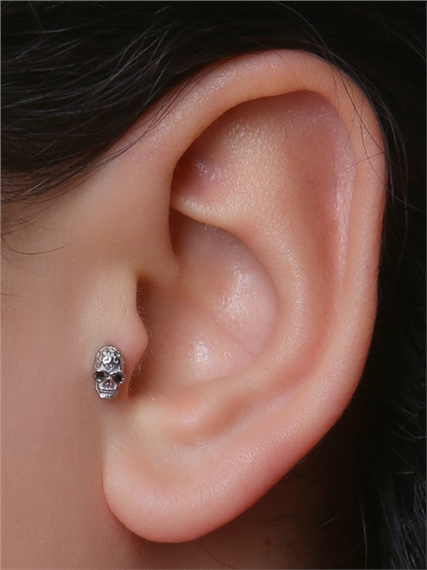 Kurukafa Model Silver Piercing