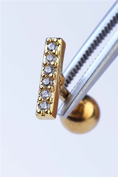 Line Baget Gold Piercing 