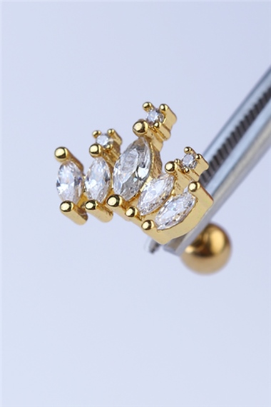 Lüks Beşli Markiz Gold Piercing