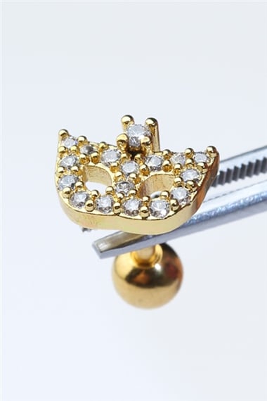 Maske Gold Piercing